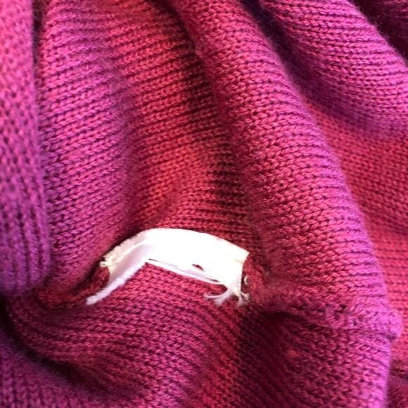 Tracy Reese New York dark pink black ruffle trim belted cardigan size Small - Picture 13 of 16